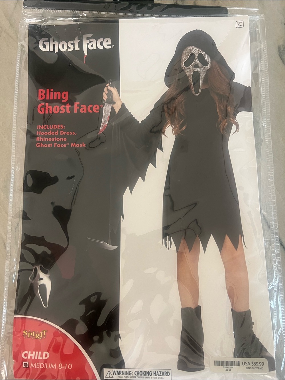 Bling Ghost Face Costume